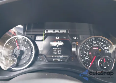 2022 Ram 1500 Big Horn 4X4 6'4 Box z USA, uszkodzony, nr VIN 1C6SRFBT7NN375197